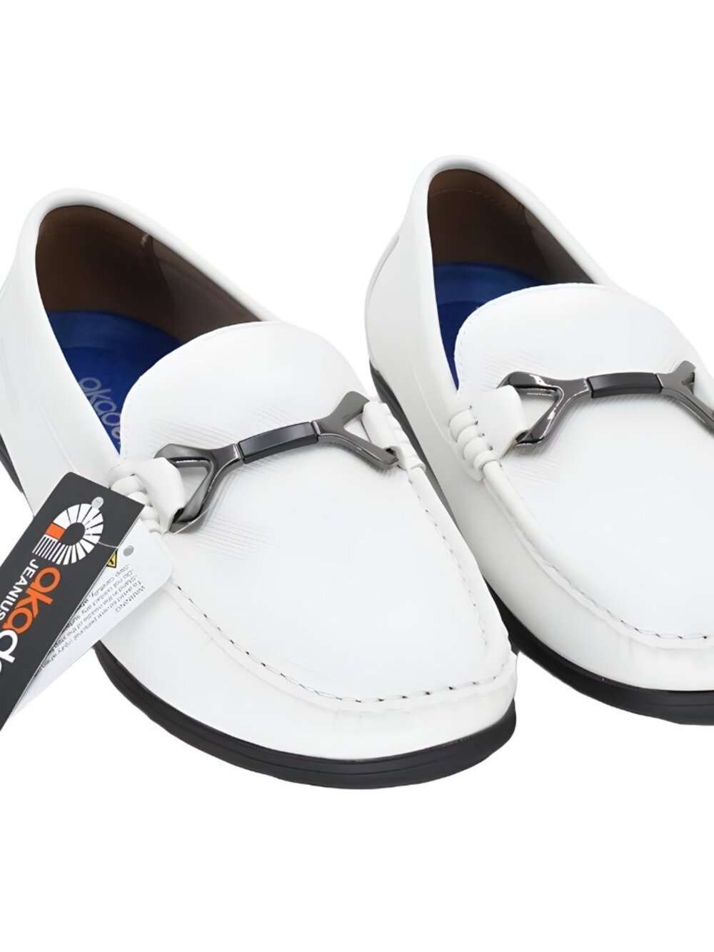 Akademiks Ogden Men's Slip-On Loafers White 7M